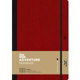 Adventure Notizbuch liniert Flexbook Gummizug Kunstleder...