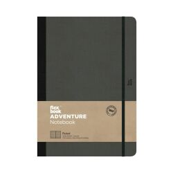 Adventure Notizbuch Dotted Flexbook Gummizug Kunstleder...