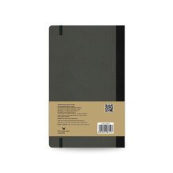 Adventure Notizbuch Dotted Flexbook Kunstleder 13 x 21 cm / Off Black