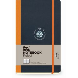 Flexbook Global Notizbuch 192 Seiten Elastikband 17 * 24 cm / Liniert / Orange