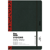 Visions Notizbuch 400 Seiten Flexbook Rot / 13,8*20,4 cm...