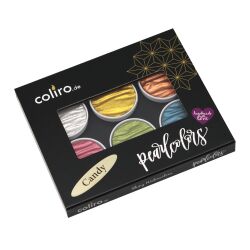 Pearlcolor 6er Set im Blechetui von Coliro, Farbe: Candy