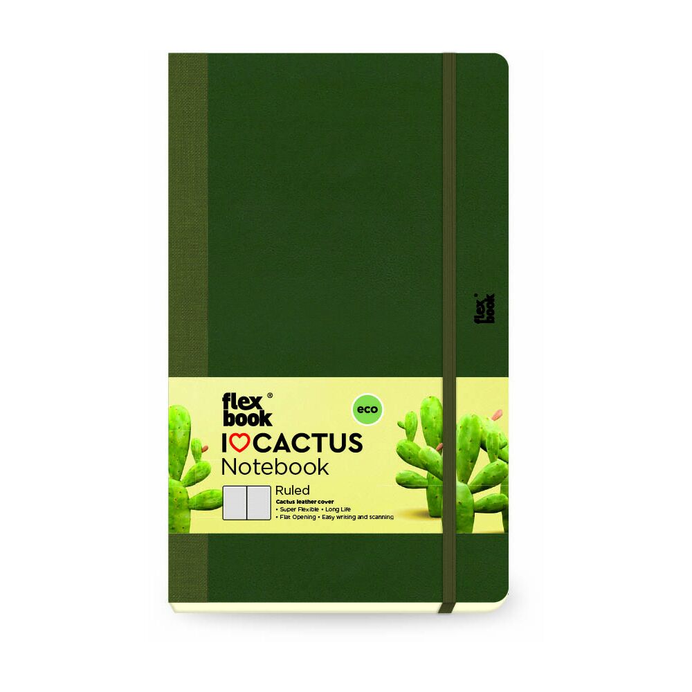 Kaktus Notizbuch von Flexbook – Nachhaltig & Stilvoll Schreiben Kaktusblätter